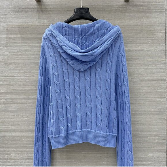 Ralph Lauren Knit Hooded Cardigan - Picture 8 of 8